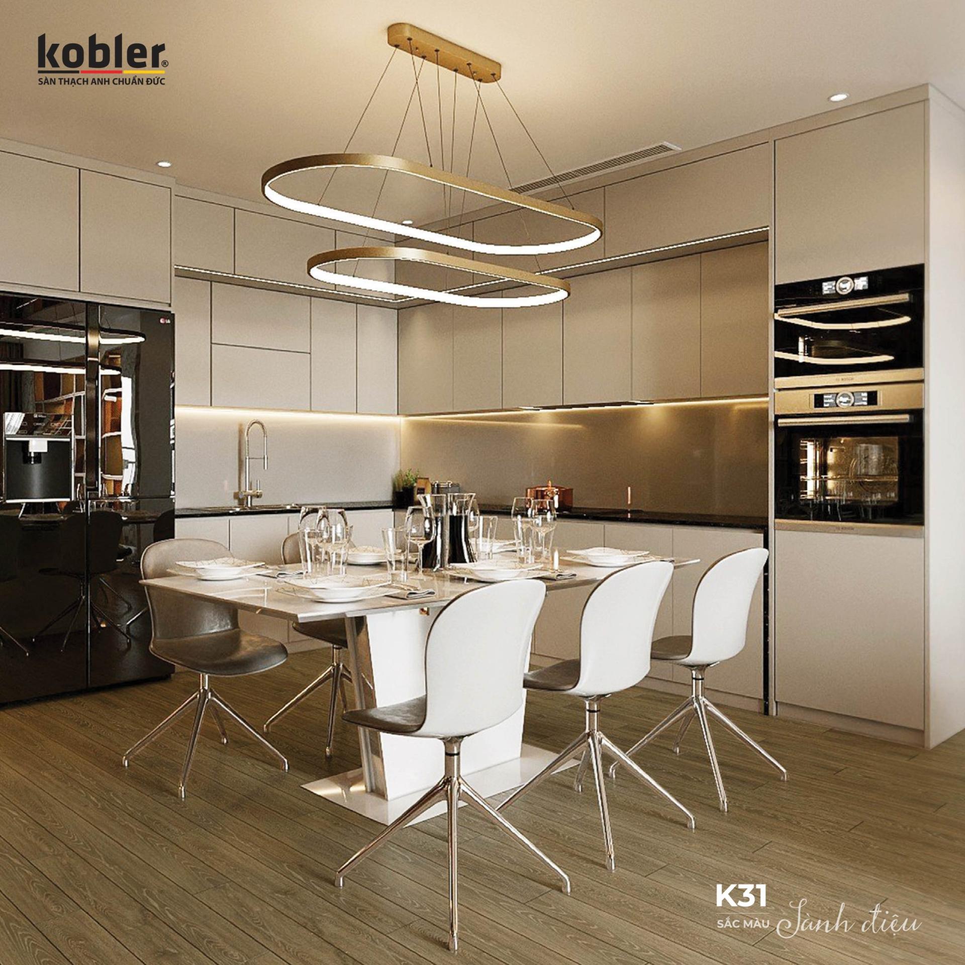 Sàn Kobler RX31 Ruby Xtreme màu vàng gỗ ngả xám 1220x146x6mm